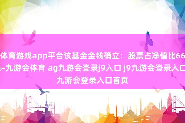 体育游戏app平台该基金金钱确立：股票占净值比66.97%-九游会体育 ag九游会登录j9入口 j9九游会登录入口首页