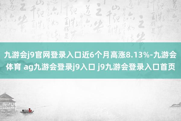 九游会j9官网登录入口近6个月高涨8.13%-九游会体育 ag九游会登录j9入口 j9九游会登录入口首页
