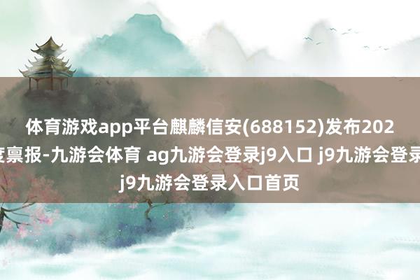 体育游戏app平台麒麟信安(688152)发布2025年半年度禀报-九游会体育 ag九游会登录j9入口 j9九游会登录入口首页
